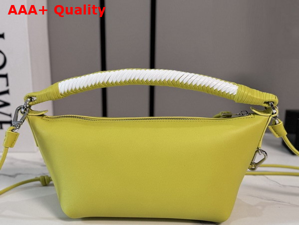 Loewe Cala Mini Bag in Mellow Nappa Lambskin Lemon and Soft White Replica
