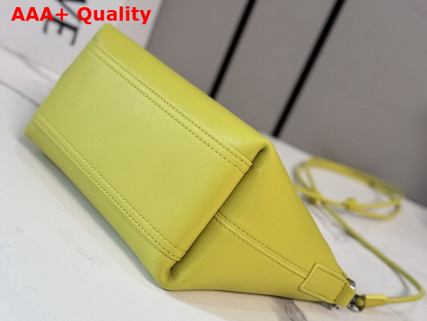 Loewe Cala Mini Bag in Mellow Nappa Lambskin Lemon and Soft White Replica