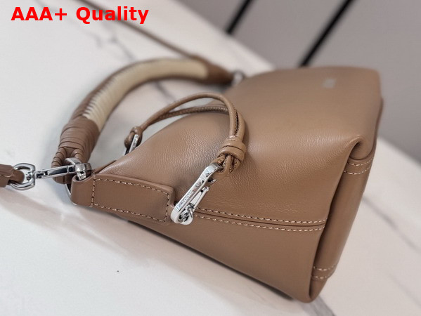 Loewe Cala Mini Bag in Mellow Nappa Lambskin Mocha and Beige Replica