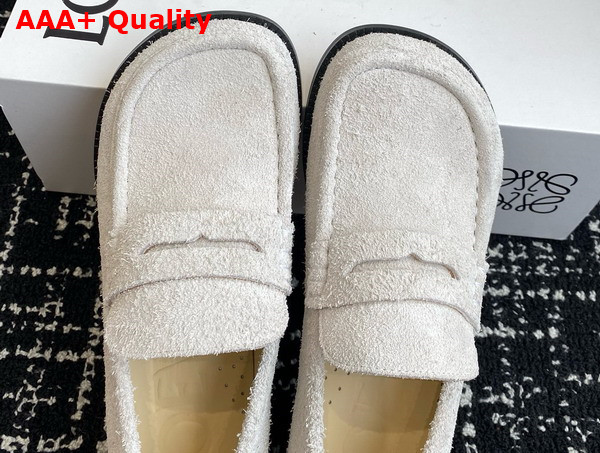 Loewe Campo Loafer in Brushed Suede Beige Replica