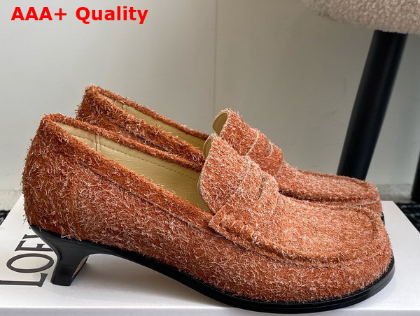 Loewe Campo Loafer in Brushed Suede Tan Replica