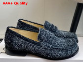 Loewe Campo Loafer in Charcoal Brushed Suede Replica