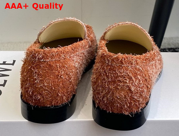 Loewe Campo Loafer in Tan Brushed Suede Replica