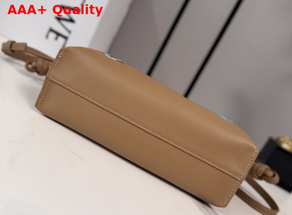 Loewe Cats Mini Flamenco Clutch in Nappa Calfskin Mocha Replica