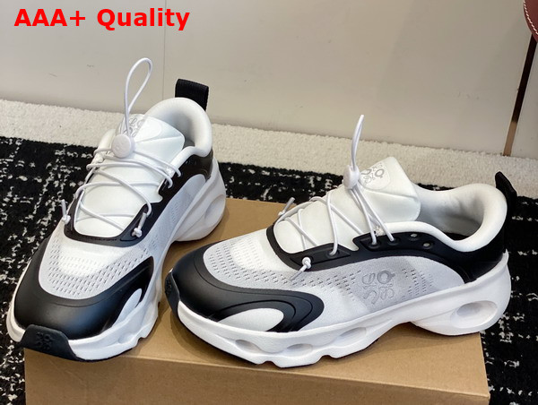 Loewe Cloudsolo Sneaker in Black and White Polyester Replica