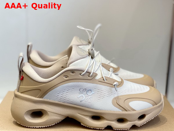 Loewe Cloudsolo Sneaker in Dark Sand and Cream Polyester Replica