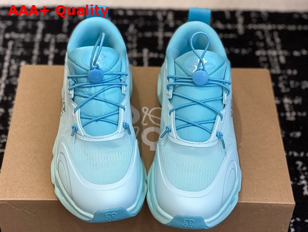 Loewe Cloudsolo Sneaker in Turquoise Polyester Replica