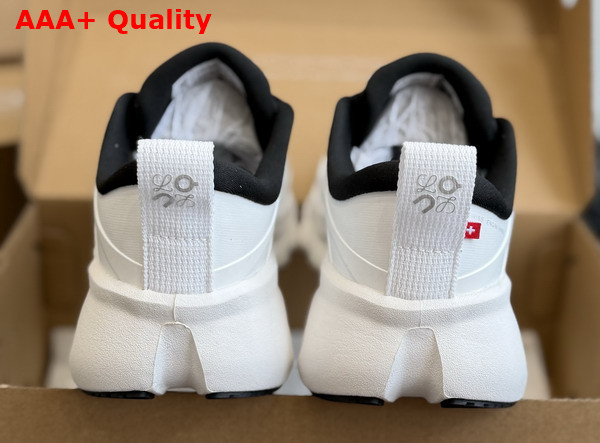 Loewe Cloudsolo Sneaker in White and Black Recycled Polyester Replica