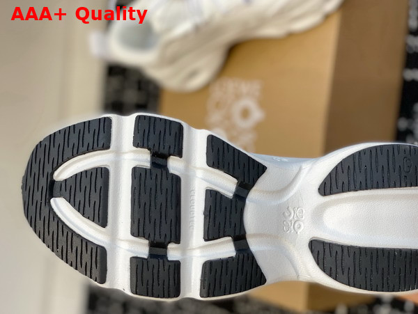 Loewe Cloudsolo Sneaker in White and Light Grey Polyester Replica