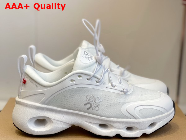 Loewe Cloudsolo Sneaker in White and Light Grey Polyester Replica