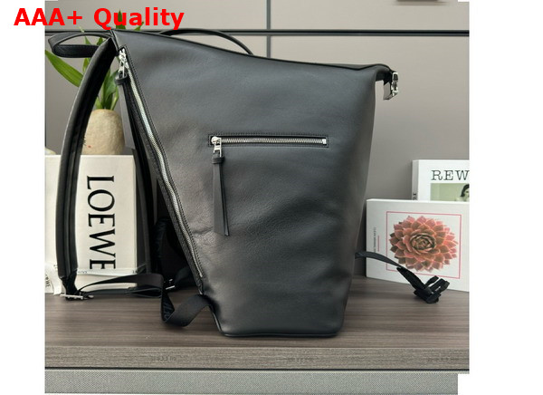 Loewe Convertible Backpack in Black Classic Calfskin Replica