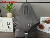 Loewe Convertible Backpack in Dark Grey Classic Calfskin Replica