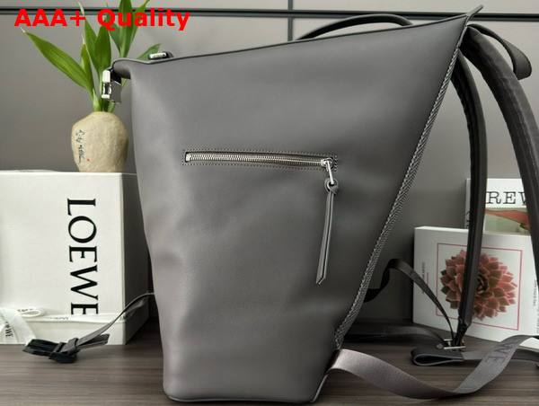 Loewe Convertible Backpack in Dark Grey Classic Calfskin Replica