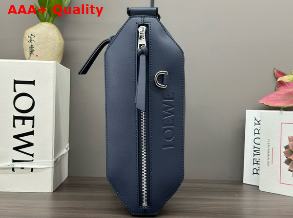 Loewe Convertible Sling in Classic Calfskin Abyss Blue Replica