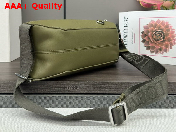Loewe Convertible Sling in Classic Calfskin Olive Green Replica