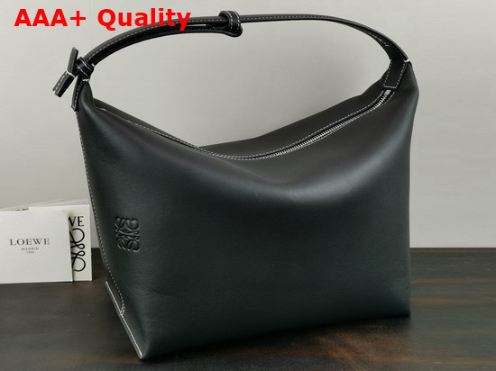 Loewe Cubi Bag in Black Smooth Calfskin Replica