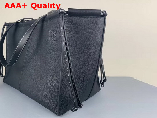 Loewe Cushion Tote in Black Soft Grained Calf Replica