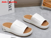 Loewe Deconstructed Slide in White Denim Replica
