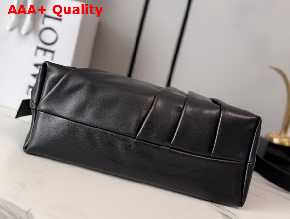Loewe Draped Tote in Black Mellow Nappa Lambskin Replica
