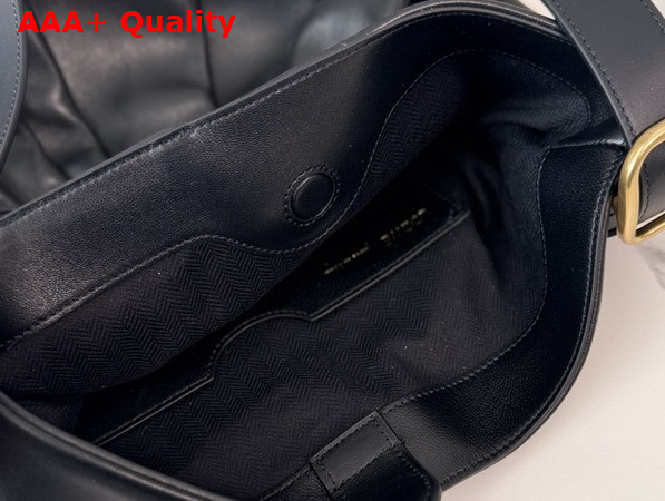 Loewe Draped Tote in Black Mellow Nappa Lambskin Replica