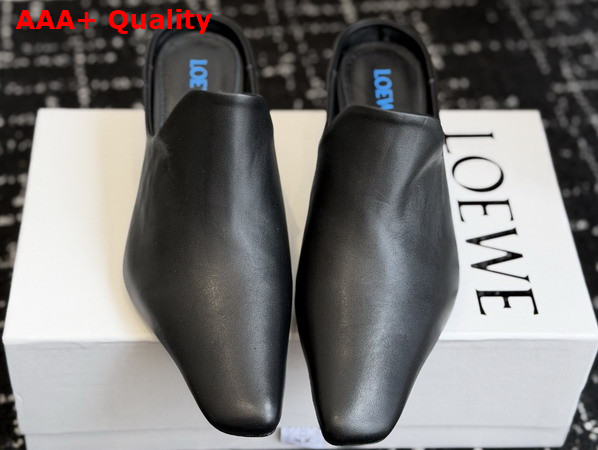 Loewe Emily Mule in Black Lambskin Replica