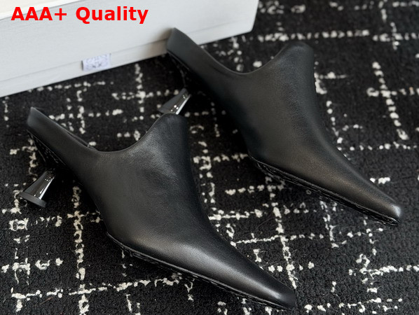 Loewe Emily Mule in Black Lambskin Replica
