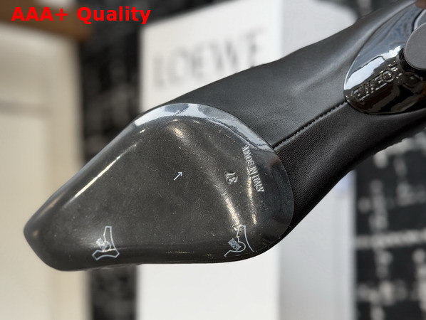 Loewe Emily Mule in Black Lambskin Replica