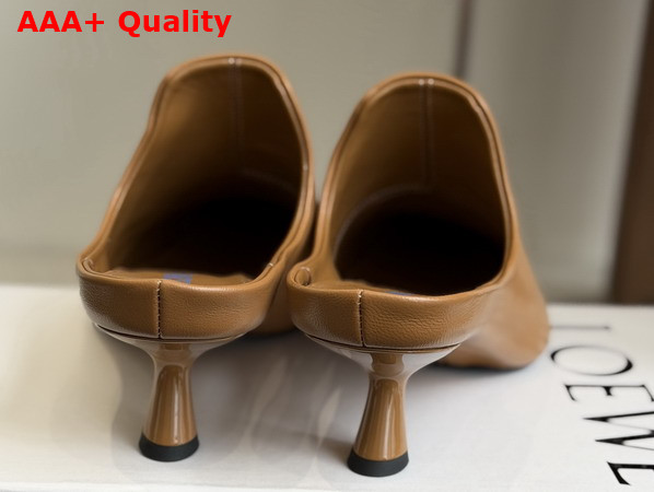 Loewe Emily Mule in Camel Lambskin Replica