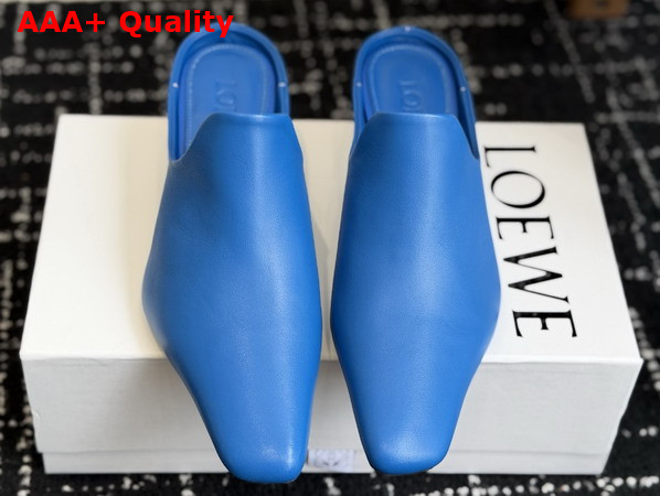 Loewe Emily Mule in Royal Azur Lambskin Replica