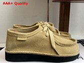 Loewe Faro Lace Up in Suede Calfskin Sahara Replica