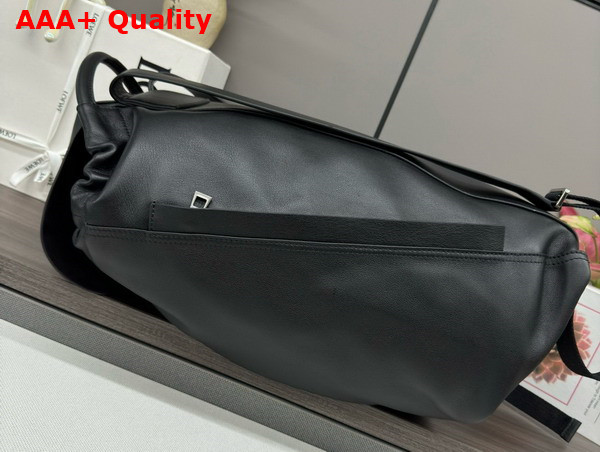 Loewe Flamenco Backpack in Shiny Supple Calfskin Black Replica