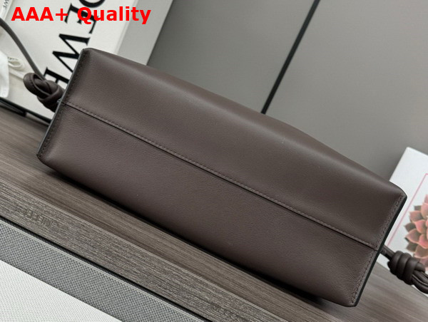 Loewe Flamenco Clutch in Chocolate Nappa Calfskin Replica