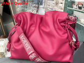 Loewe Flamenco Clutch in Ruby Red Glaze Nappa Calfskin Replica