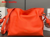 Loewe Flamenco Clutch in Vivid Orange Nappa Calfskin Replica