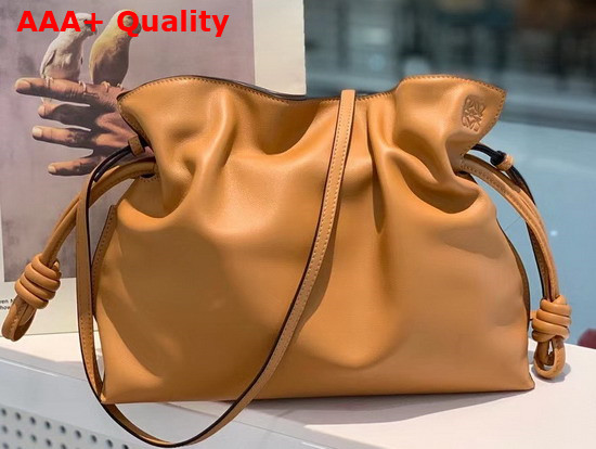 Loewe Flamenco Clutch in Warm Desert Nappa Calfskin Replica