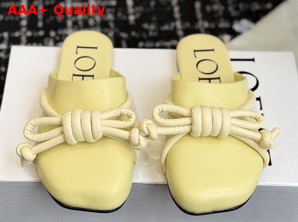 Loewe Flamenco Knot Mule in Butter Lambskin Replica
