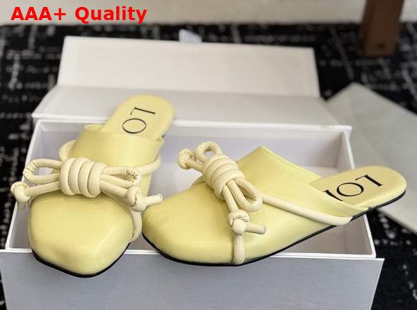 Loewe Flamenco Knot Mule in Butter Lambskin Replica