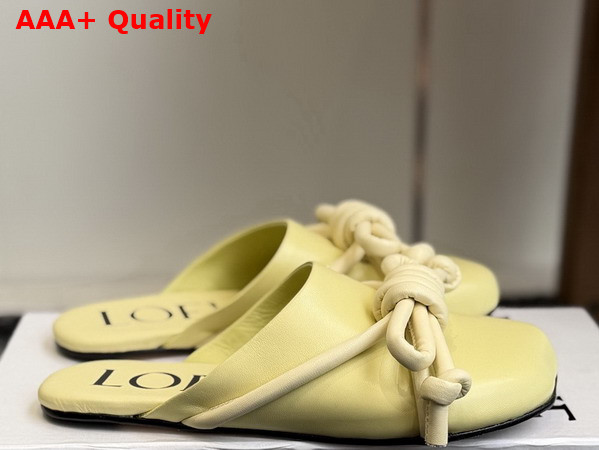 Loewe Flamenco Knot Mule in Butter Lambskin Replica
