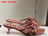 Loewe Flamenco Knot Sandal in Blush Lambskin Replica