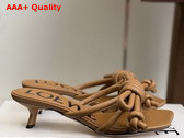 Loewe Flamenco Knot Sandal in Camel Lambskin Replica