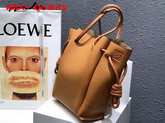 Loewe Flamenco Knot Tote Small Light Caramel Tan Soft Grained Calf Replica