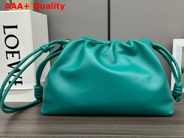 Loewe Flamenco Purse Bag in Mellow Nappa Lambskin Emerald Green Replica