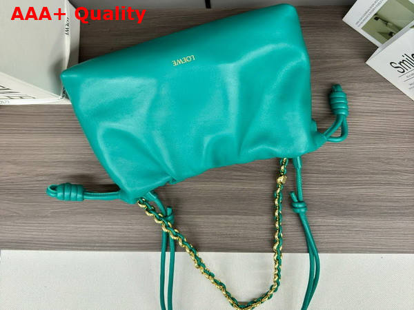 Loewe Flamenco Purse Bag in Mellow Nappa Lambskin Emerald Green Replica