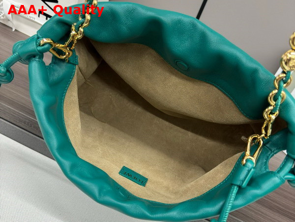 Loewe Flamenco Purse Bag in Mellow Nappa Lambskin Emerald Green Replica