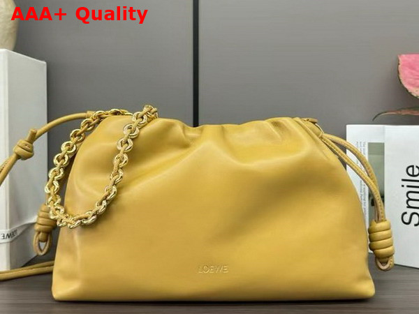 Loewe Flamenco Purse Bag in Mellow Nappa Lambskin Sahara Replica