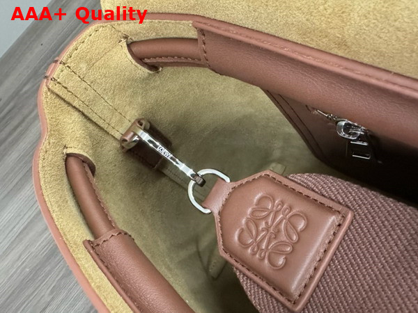 Loewe Flamenco Satchel in Brownie Shiny Supple Calfskin Replica