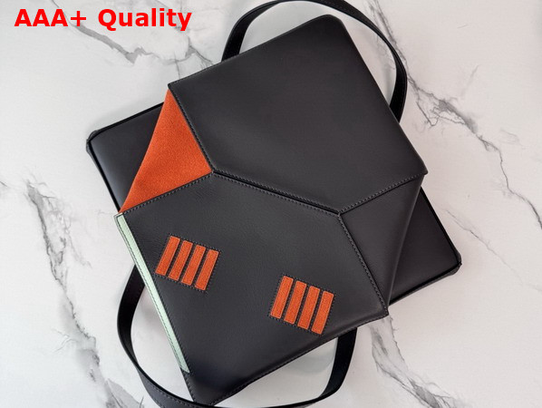 Loewe Futurist Cat Medium Puzzle Fold Tote in Nappa Calfskin Dark Taupe Replica