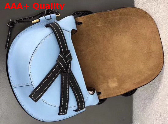 Loewe Gate Bag Light Grey and Baby Blue Color Replica