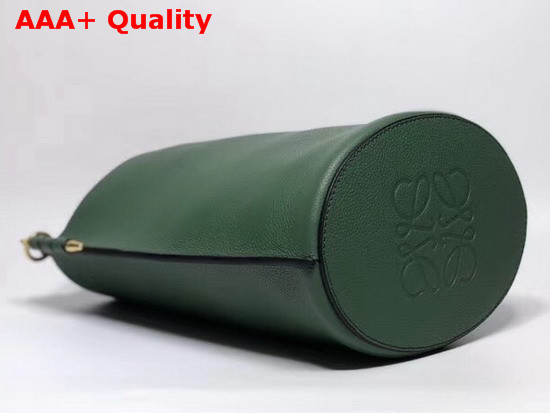 Loewe Gate Bucket Bag Forest Green Soft Grained Calf Replica