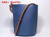 Loewe Gate Bucket Bag Varsity Blue Soft Grained Calf Replica